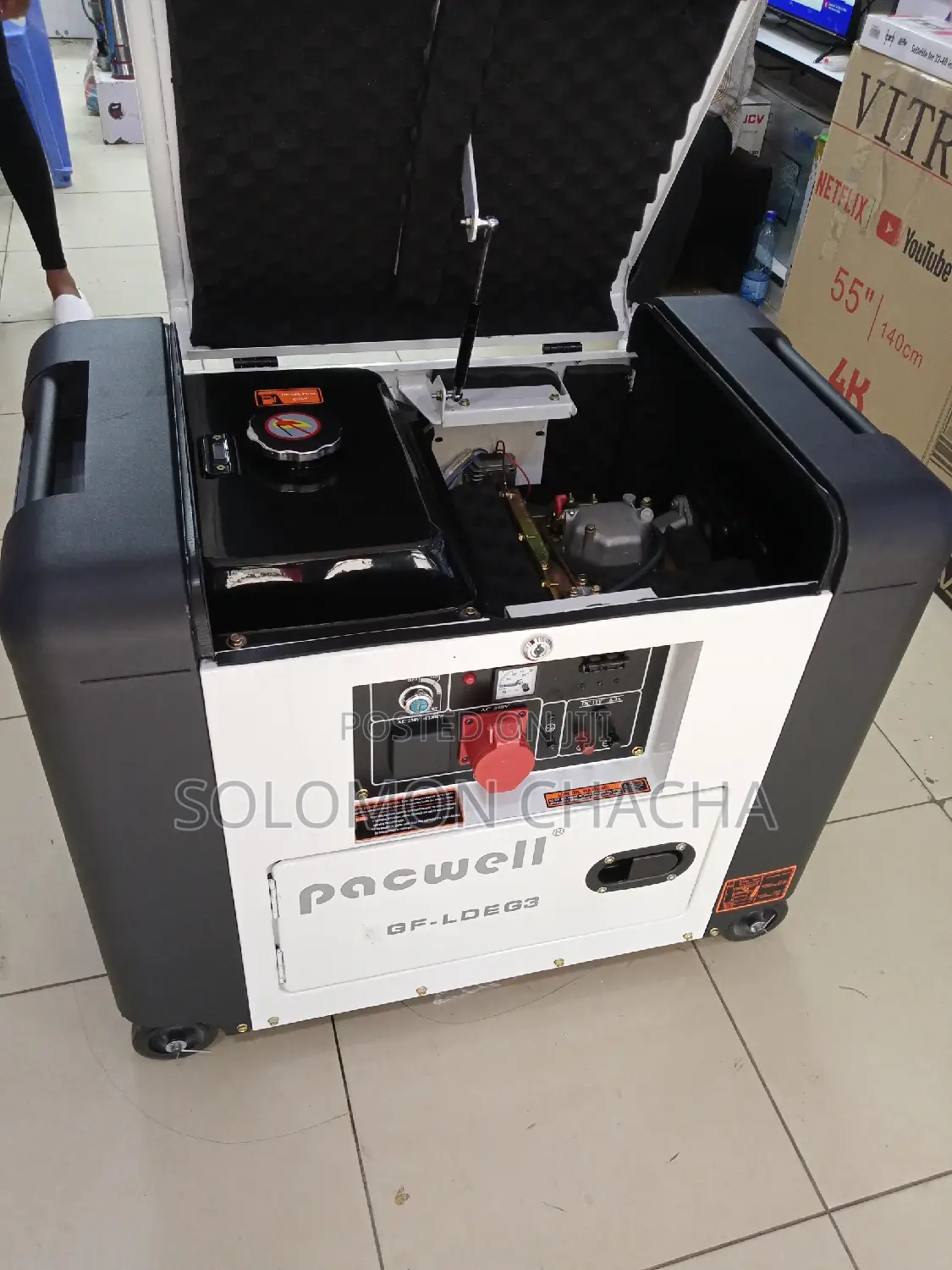 Pacwell 12kva 3phase Diesel Silent Generator