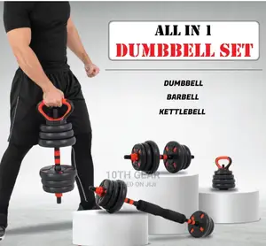 20kg Kettlebell and Dumbbell/Barbell Set