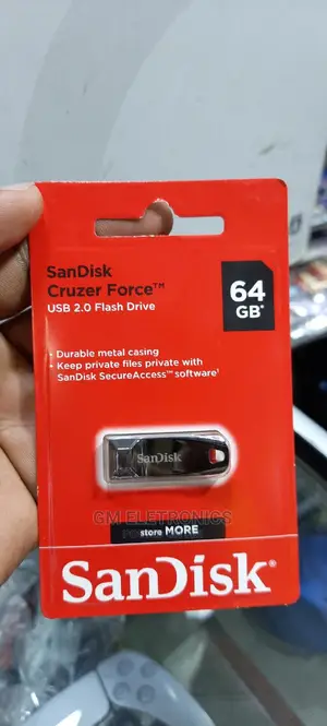 Sandisk Cruzer Force Metallic USB Flash Drive-64gb