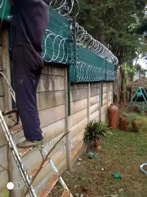 Privacy Screen and Razor Fence Security