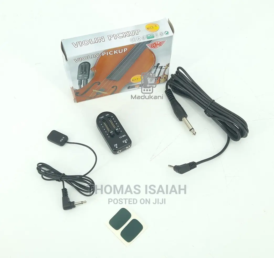 KQ-2 Violin Pickup For Stringed Instruments With Volume Tone