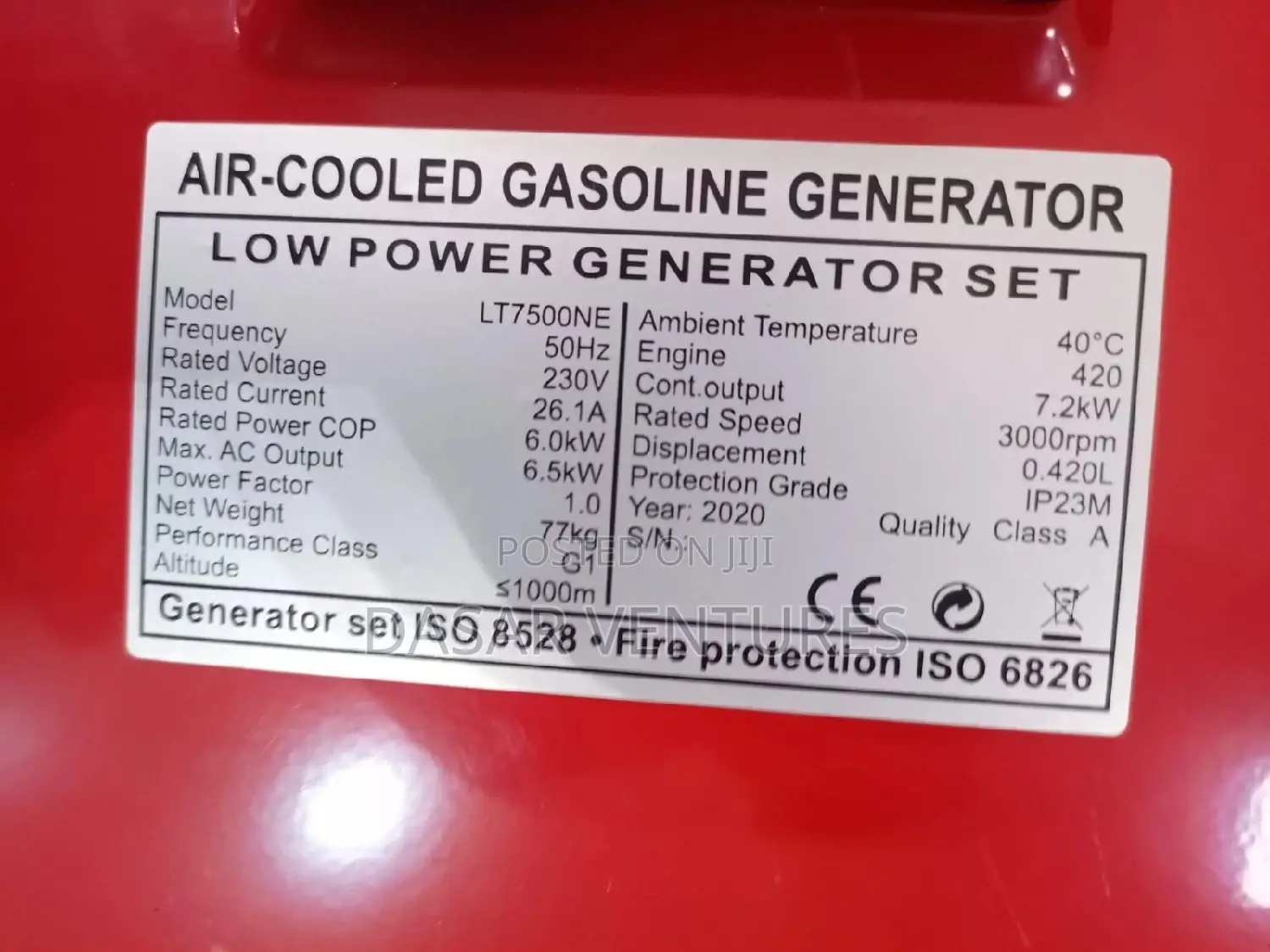 Power Generator 6kva