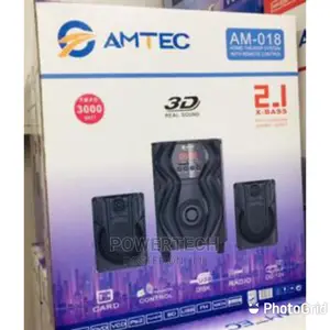 2.1 Channel Amtec Am 018 Subwoofer Sound System