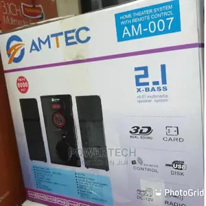 Amtec Am -007 2.1 Ch X-Bass 3D Sound 8000 Watts Woofer