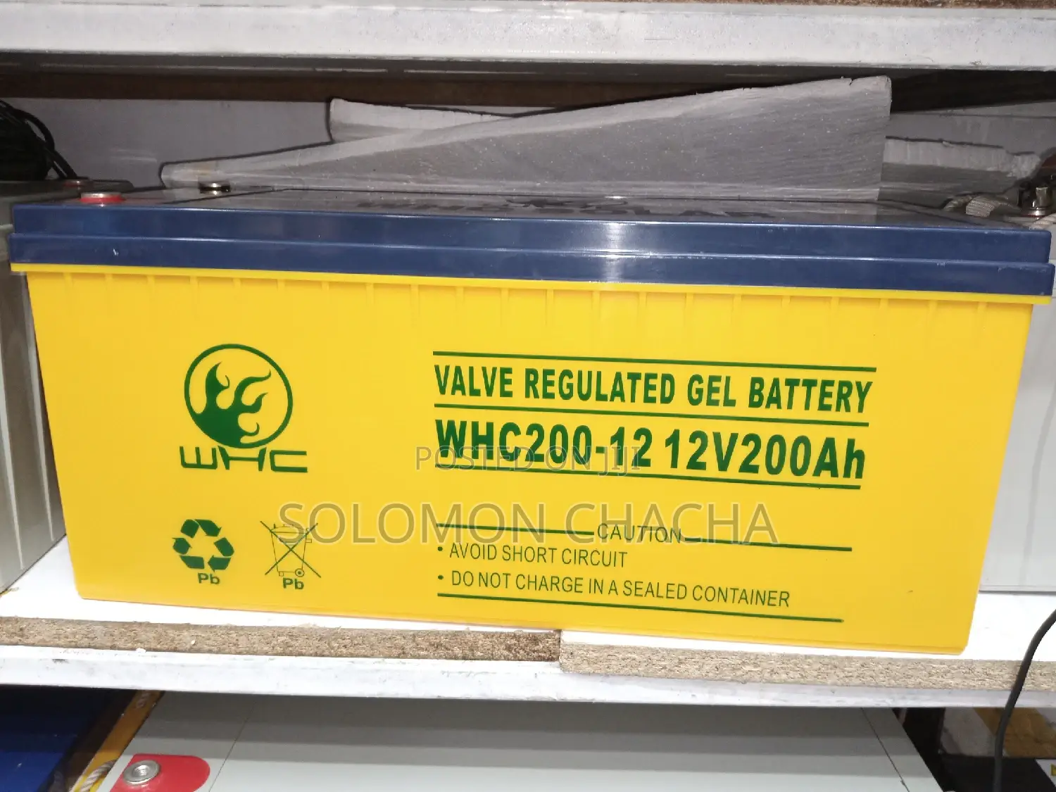 Valve Regulate Gel 200ah Battery