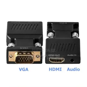 VGA to HDMI Adapter Full HD 1080P Audio Video Converter Lapt