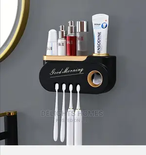 Toothpaste and Toothbrush Holder