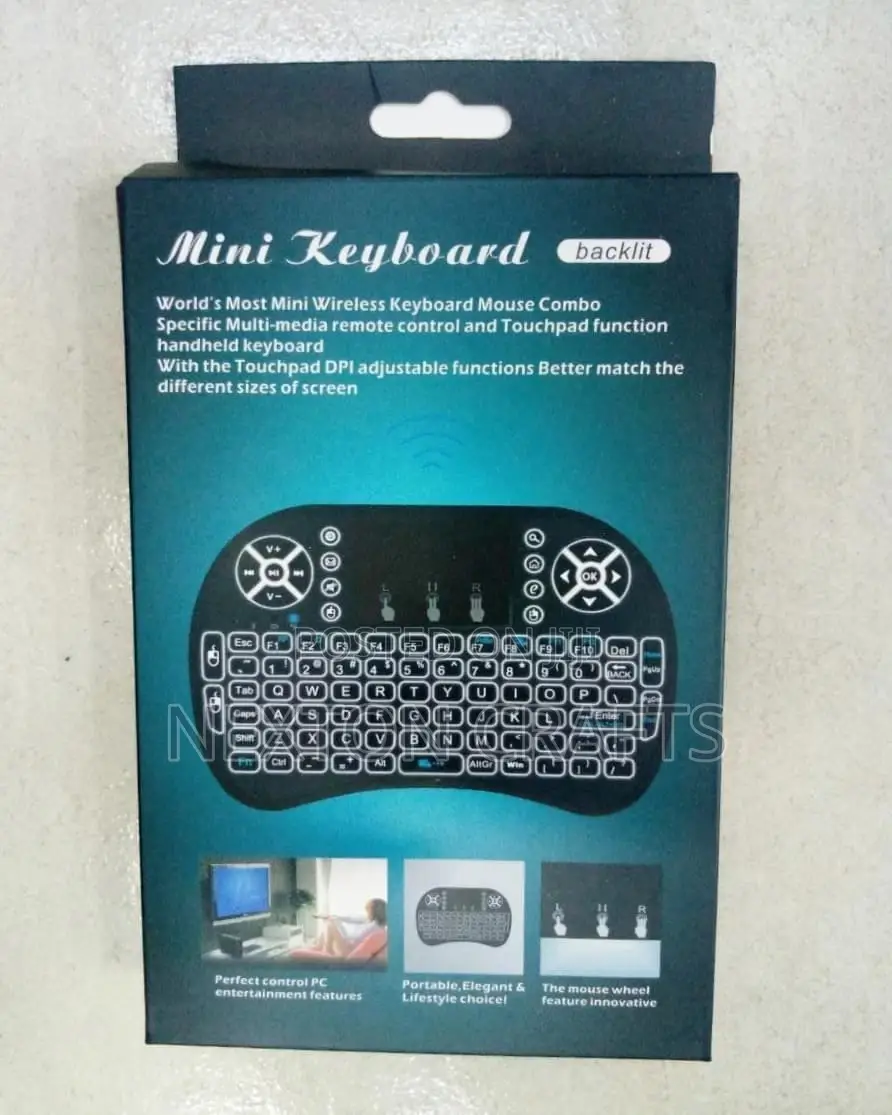 Smart Tv Wireless Keyboard Mini Wireless Backlit Keyboard