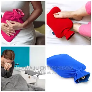 Hot Water Bottle With Fleece Cover