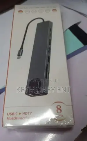 USB Type C 8 in 1 Multiport Adapter