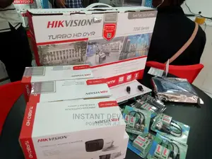 4 CCTV Camera Complete Package