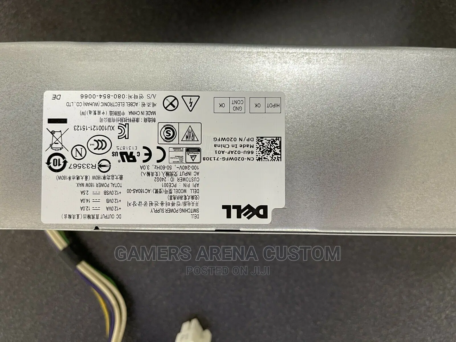 Dell Optiplex PSU 3040 5040 7040 3650 3656 180W Power Supply