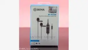 Boya by-M1dm Dual Head Lavalier Condenser Microphone