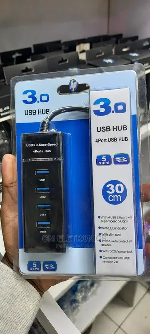 4 Port USB Hub.