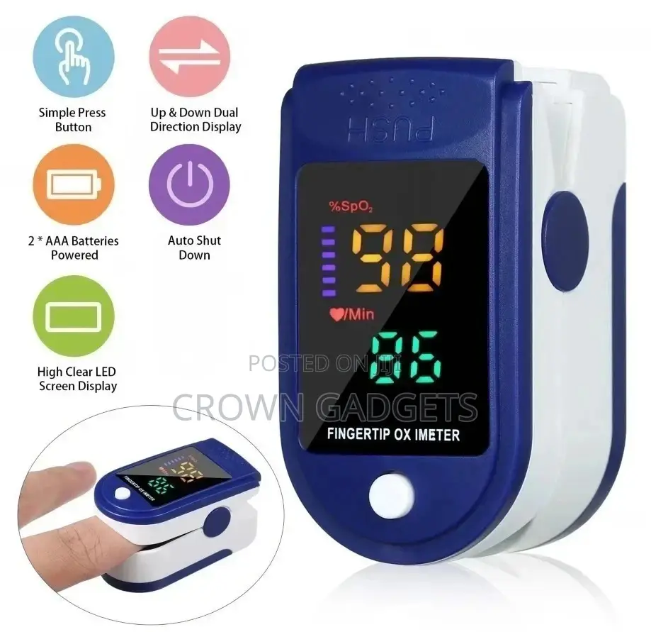 Pulse Oximeter Fingertip From Trendy G