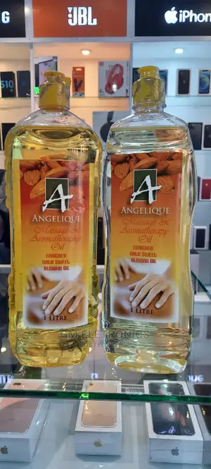 1litre Angelique Almond Massage Aromatherapy Oil.