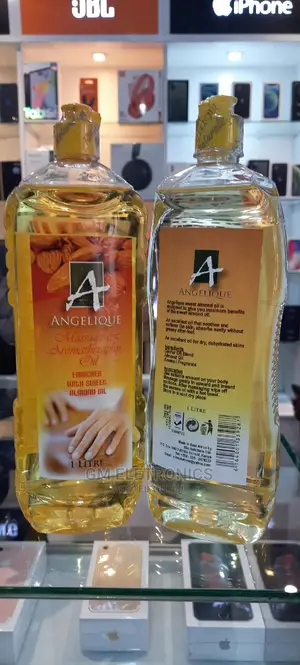 1litre Angelique Almond Massage Aromatherapy Oil.