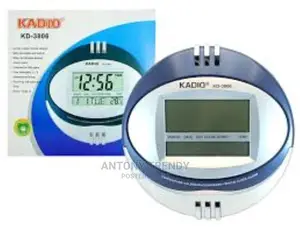 Kadio LCD Digital Clock - (KD-3806N)