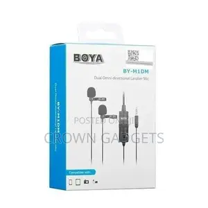 Dual Omni-Directional Lavalier BOYA BY-M1DM Microphone