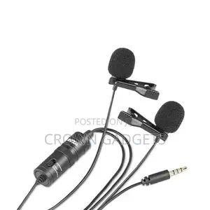 Brand New BOYA BY-M1DM Dual Omni-Directional Lavalier Mic