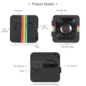 Monitor Detection and IR Night Vision and TF Card Spy Camera