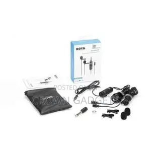 Lavalier Microphone Lapel BOYA BY-M1DM Dual Omni-Directional