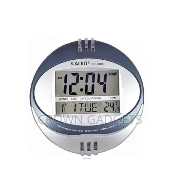 Digital Wall and Table Clock Kadio 3806N