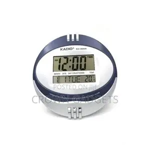 Table Electronic Clock With Alarm 27cm Kadio KD-3806N