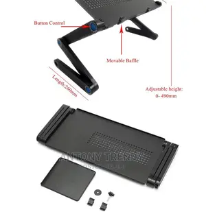 Desk Portable Adjustable Laptop Table Stand Up/Sitting With