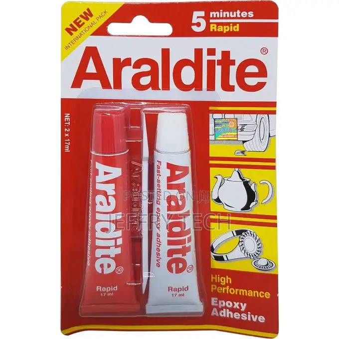 Araldite Glue Epoxy Adhesive Bonding Agent Clear