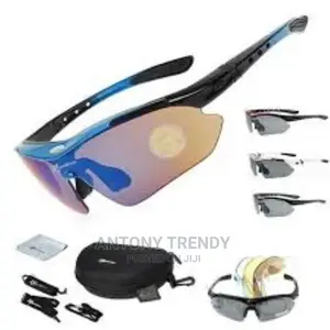 5 Lens Goggles ROCKBROS Pro Polarized Cycling Glasses Bike M