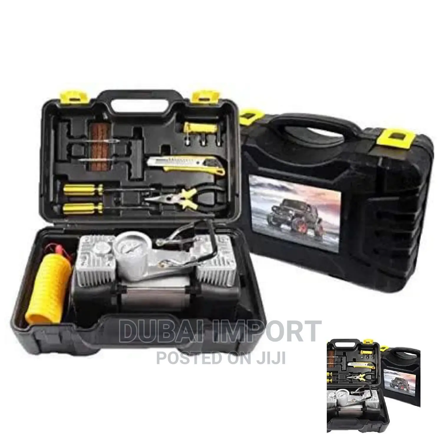 Air Compressor With Tools