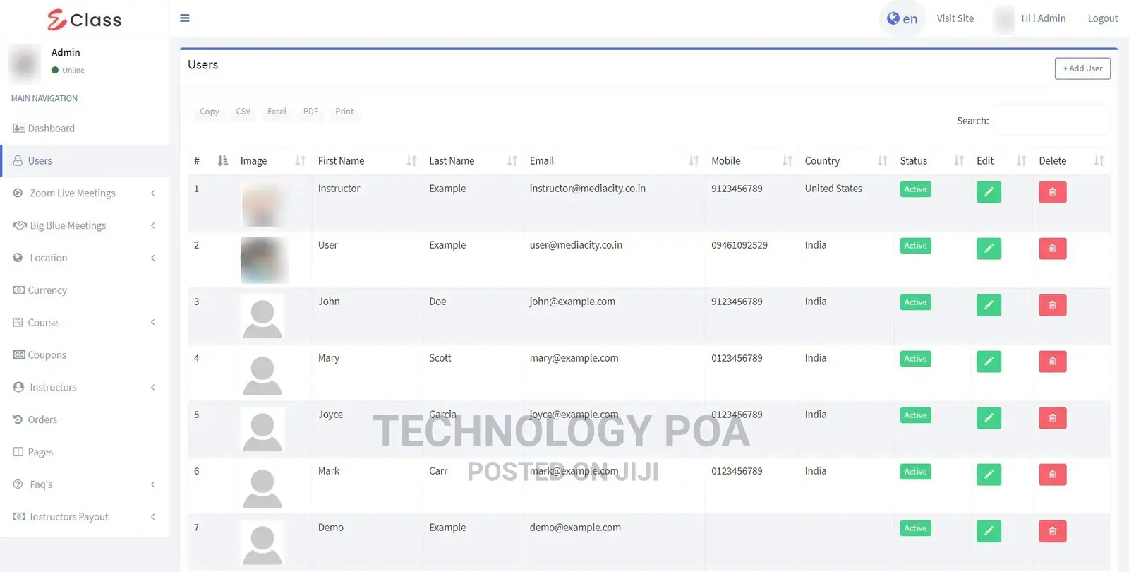 Learning Management System