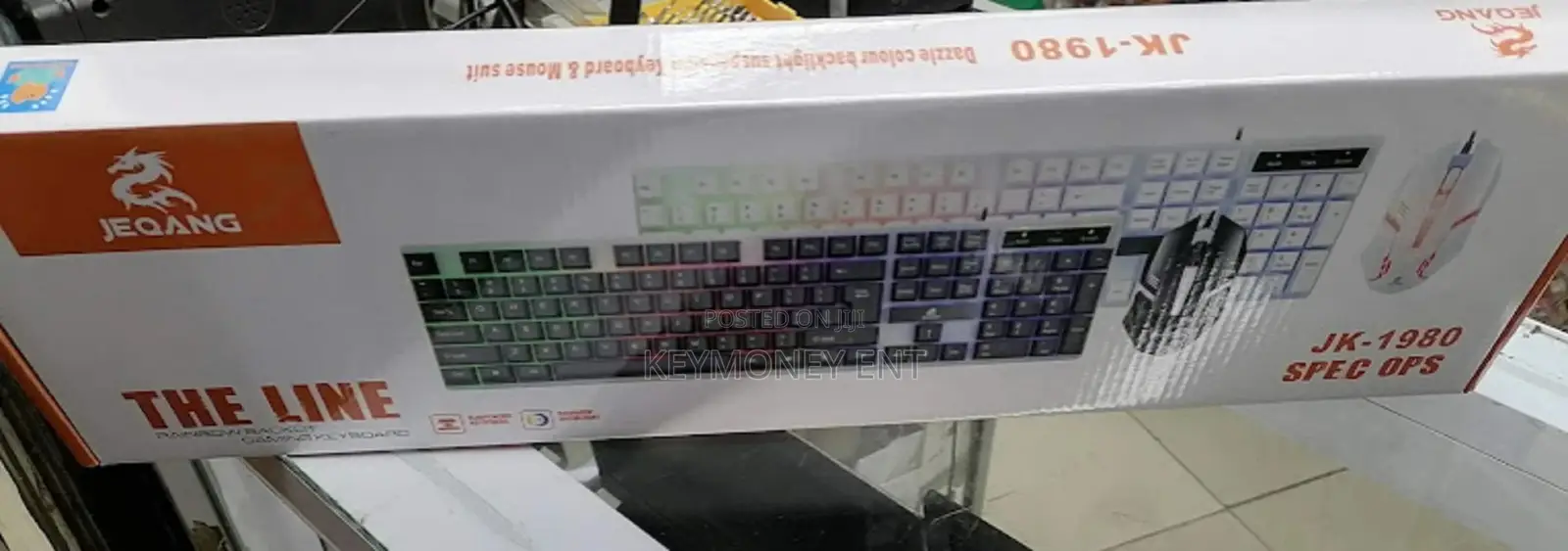 Backlit Gaming Keyboard With Mouse