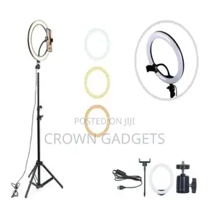 12 Inch Led Ring Light With Tripod Stand Adjustable Light