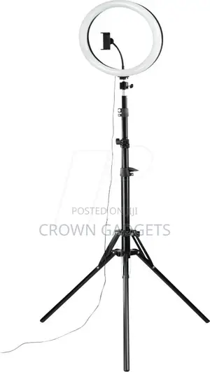 12 Inch Ring Light With Tripod Stand
