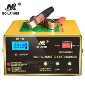 New BT-168 250W 12/24v 200AH Lead Acid Battery Charger