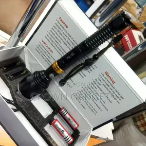 RECHARGEABLE LED FLASHLIGHT With Bright Light
