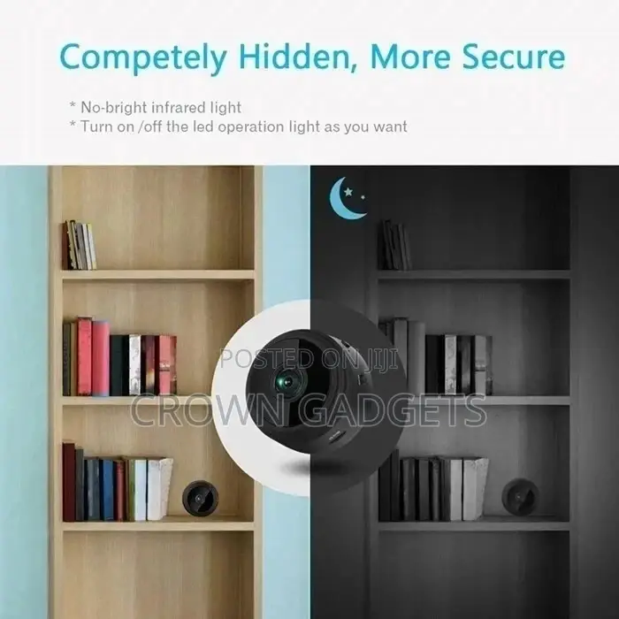 A9 Camera Wifi Home Security 1080P Camera Black