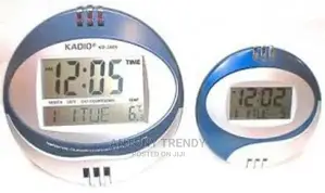1 Pc Kadio Plastic Wall Mount and Table Temperature Display