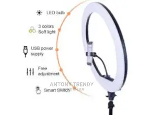 Selfie Ring Light With Tripod Stand Cell Phone Holder Re