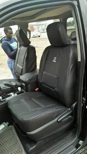 Prado Black Car Seat Covers