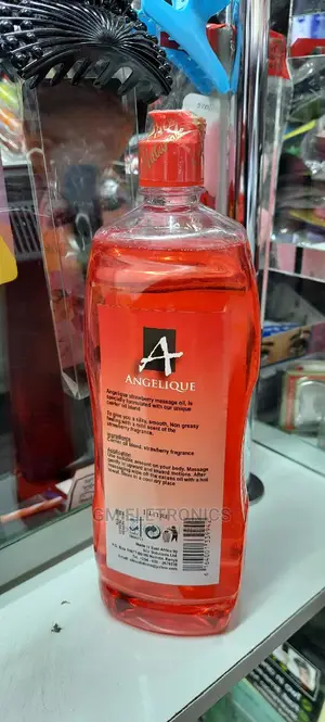 Angelique Massage Oil Enriched With Strawberry 1 Litre.