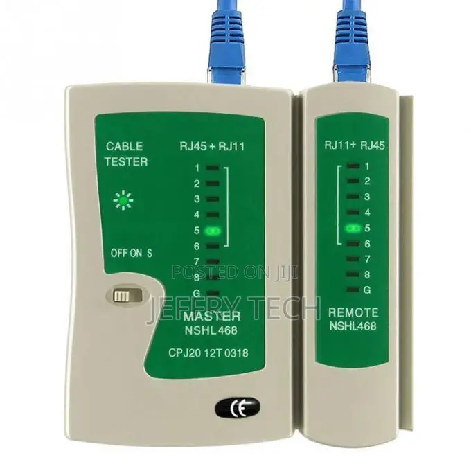 Professional Network Cable Tester RJ45 RJ11 LAN Cable Teste