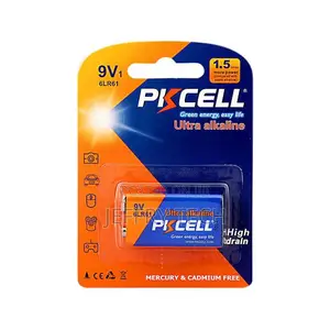 Pkcell Ultra Alkaline 9V Battery 6LR61