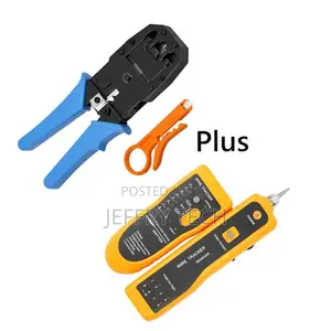 RJ45 Network Crimping Tool, Cable Tester, Stripper