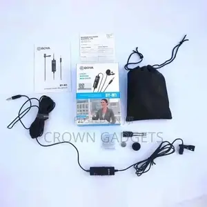 Modern Wired Boya by M1 Collar Microphone
