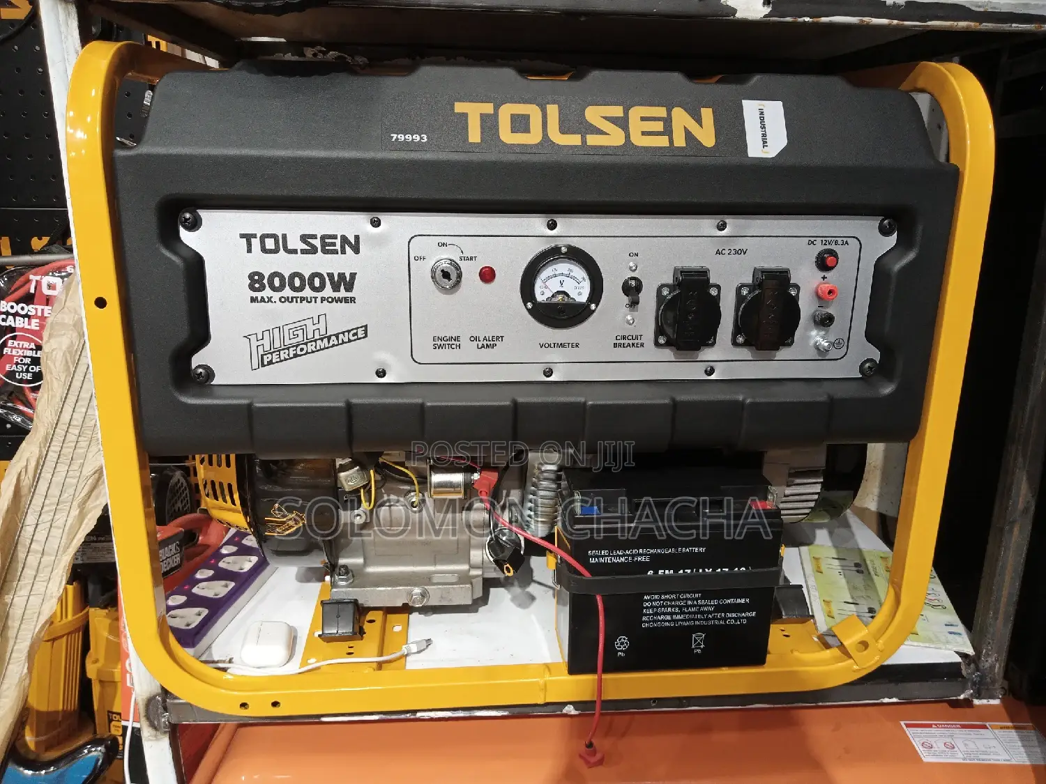 TOLSEN 8000w Generator Keystart