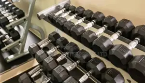 Barrel Handle Hex Dumbells 01