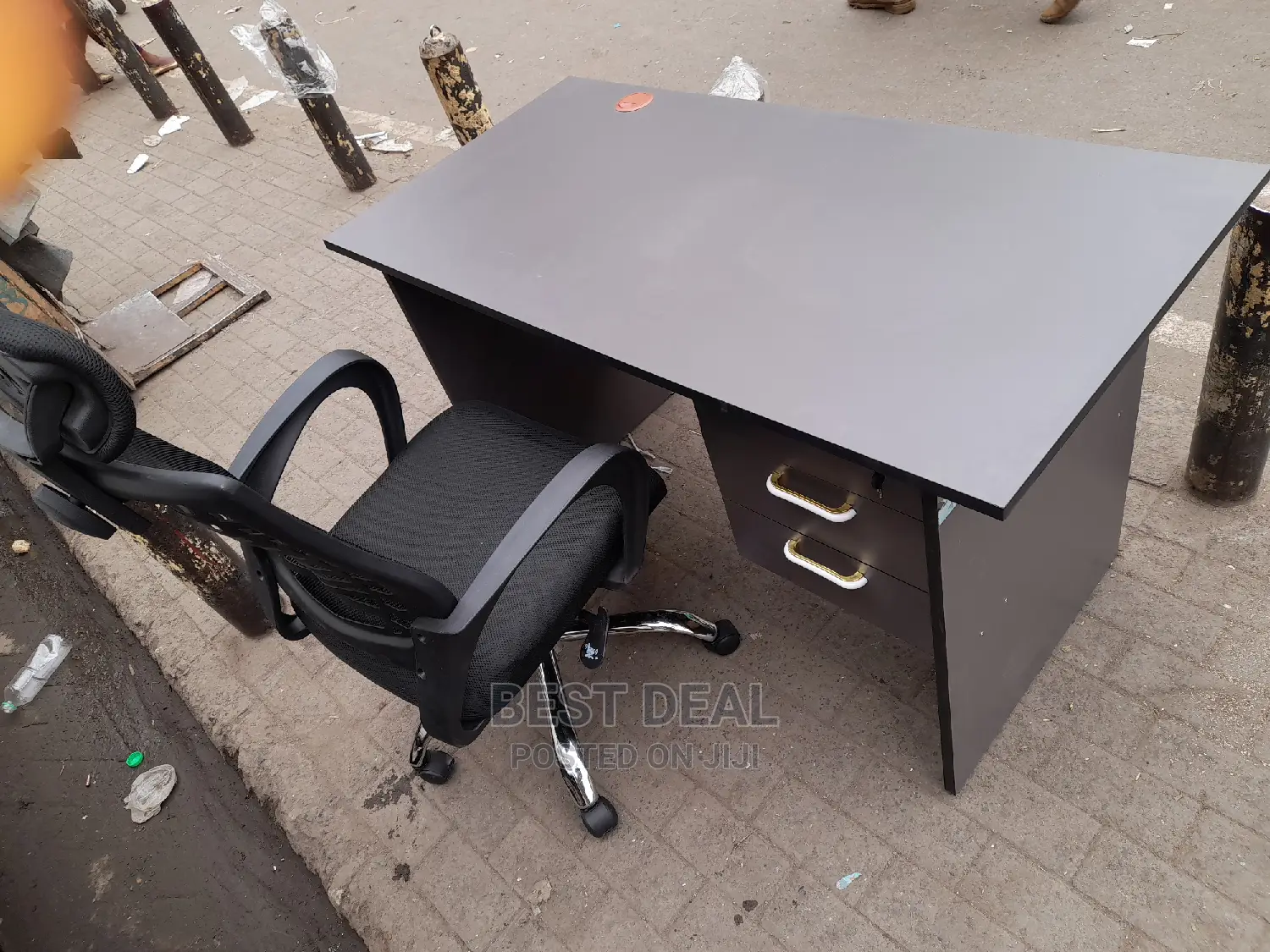 Office Chair and Desk